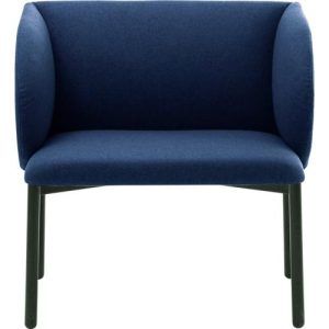 Leyform LIV Empfangssessel, Stahlrohrgestell, Stoffbezug, B 730 x T 620 x H 740 mm, dunkelblau melange Leyform LIV Empfangssessel, Stahlrohrgestell, Stoffbezug, B 730 x T 620 x H 740 mm, dunkelblau melange