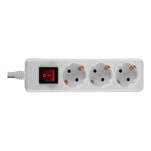 LINDY – Steckdosenleiste – Wechselstrom 250 V – 3500 Watt – Ausgangsanschlüsse: 3 – 1.4 m Schnur