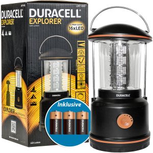LED Camping / Hängelampe Duracell LNT-100 mit Batterien