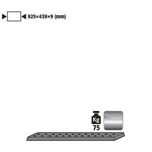 Lochblecheinsatz Standard für asecos Sicherheitsschränke der UB90 und UB30 Serie, Edelstahl 1.4016, B 925 x T 436 x H 9 mm, bis 75 kg