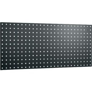 Lochplatte zur Montage, , 991 x 457 mm, anthrazitgrau RAL 7016