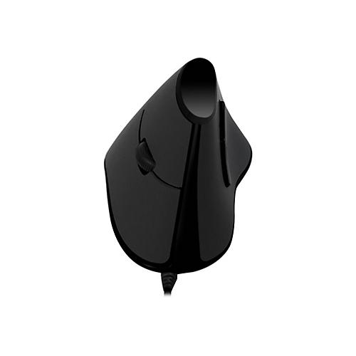 LogiLink Ergonomic Vertical - vertikale Maus - USB - Schwarz