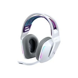Logitech G G733 LIGHTSPEED Wireless RGB Gaming Headset – Headset – ohrumschließend – 2,4 GHz – kabellos – weiß Logitech G G733 LIGHTSPEED Wireless RGB Gaming Headset – Headset – ohrumschließend – 2,4 GHz – kabellos – weiß