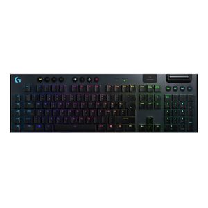 Logitech G G915 – Tastatur – Hintergrundbeleuchtung – kabellos – USB, Bluetooth, 2.4 GHz – QWERTY