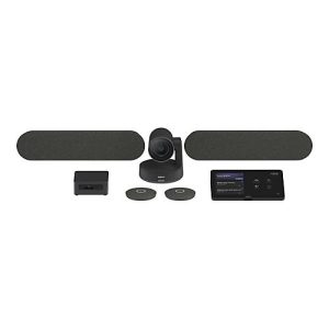 Logitech Large Microsoft Teams Rooms with Tap + Rally Plus + Intel NUC – Kit für Videokonferenzen – mit Intel NUC Pro Kit NUC11TNKi5