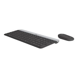 Logitech Slim Wireless Combo MK470 – Tastatur-und-Maus-Set – kabellos – 2.4 GHz – QWERTY – Italienisch