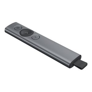 Logitech Spotlight – Präsentations-Fernsteuerung – 3 Tasten – Slate