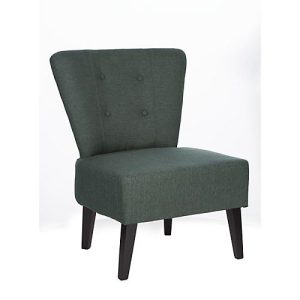 Lounge Sessel BRIGHTON, Stoffbezug, Vintage-Look, Massivholzbeine, anthrazit Lounge Sessel BRIGHTON, Stoffbezug, Vintage-Look, Massivholzbeine, anthrazit