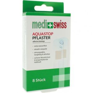 medi+swiss 8 Aquastop-Pflaster extra wasserfest