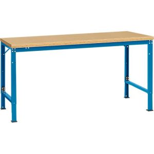 Manuflex Grundtisch UNIVERSAL Spezial, 1750 x 1000 mm, Multiplex natur, lichtblau Manuflex Grundtisch UNIVERSAL Spezial, 1750 x 1000 mm, Multiplex natur, lichtblau