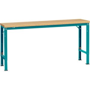 Manuflex Grundtisch UNIVERSAL Spezial, 1750 x 800 mm, Multiplex natur, wasserblau Manuflex Grundtisch UNIVERSAL Spezial, 1750 x 800 mm, Multiplex natur, wasserblau
