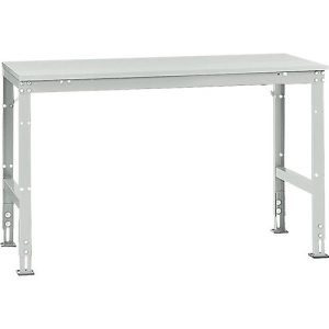 Manuflex Grundtisch UNIVERSAL Standard, Tischplatte Kunststoff, 1500×800, lichtgrau Manuflex Grundtisch UNIVERSAL Standard, Tischplatte Kunststoff, 1500×800, lichtgrau