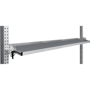 Manuflex Neigbare Ablagekonsole, für Reihe Universal oder Profi, Nutztiefe 195 mm, für Tischbreite 1750 mm, alusilber Manuflex Neigbare Ablagekonsole, für Reihe Universal oder Profi, Nutztiefe 195 mm, für Tischbreite 1750 mm, alusilber