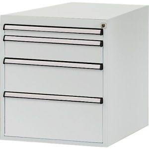 Manuflex Schubladen-Unterbau, für T 1000 mm, lichtgrau Manuflex Schubladen-Unterbau, für T 1000 mm, lichtgrau