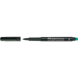 Marker Faber-Castell Multimark, inkl. Spezialradierer, schwarz, M, permanent Marker Faber-Castell Multimark, inkl. Spezialradierer, schwarz, M, permanent