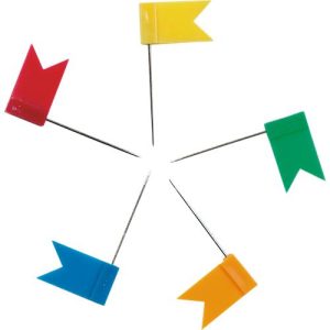 Markierfahnen, farbsortiert Markierfahnen, farbsortiert