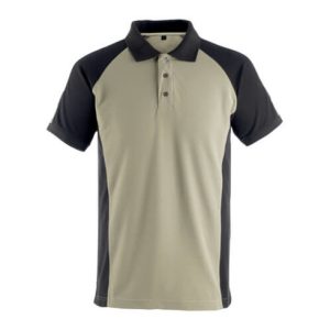 Mascot Bottrop Polo-shirt Größe XS, hellkhaki/schwarz Mascot Bottrop Polo-shirt Größe XS, hellkhaki/schwarz