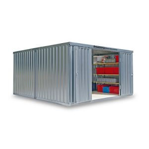Materialcontainer Mod. 1440, verzinkt, zerlegt, ohne Boden