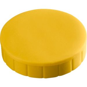 MAUL Solidmagnete, ø 32 x 8,5 mm, 10 Stück, gelb