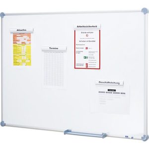 MAUL Whiteboard 90/120 SET, Alumium-Klemmleisten