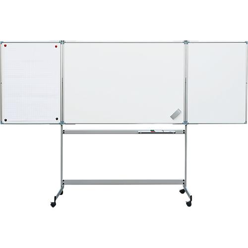 MAUL Whiteboard Klapptafel, 2 Flügel, mobil, 1500 x 1000 mm