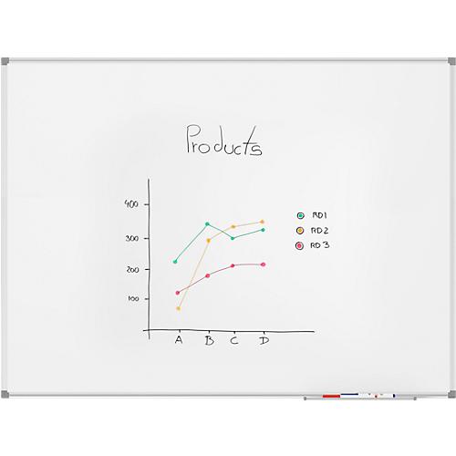 MAUL Whiteboard Standard, 900 x 1200 mm, beschichtete Oberfläche
