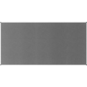 MAULstandard Pinboard, Textil, 900 x 1800 mm, grau