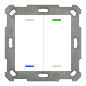 MDT technologies Taster Light 55 2-fach RGBW, rws/glä, neutral BE-TAL5502.01 MDT technologies Taster Light 55 2-fach RGBW, rws/glä, neutral BE-TAL5502.01