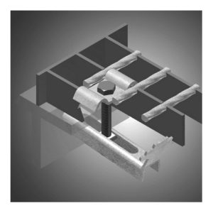 MEA Halteklammer mit Schwalbenlasche Höhe bis 30 mm