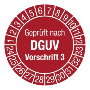 Mehrjahresprüfplakette D.30mm J.2024-2033 Folie Btl.a 100 St.