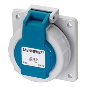 Mennekes Schuko-Anbau-Steckdose 16A2p+E 230V IP68 BL 17006 Mennekes Schuko-Anbau-Steckdose 16A2p+E 230V IP68 BL 17006