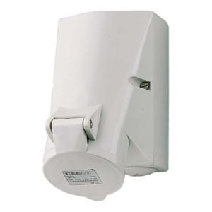 Mennekes Wanddose 32A,4p,1h,>50V,IP44 2983A