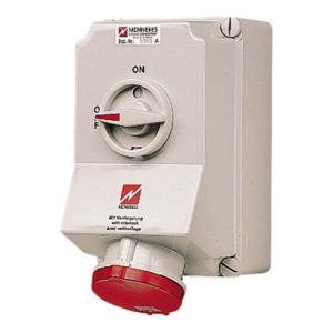 Mennekes Wanddose DUO 63A,5p,6h,400V,IP44 5959A Mennekes Wanddose DUO 63A,5p,6h,400V,IP44 5959A