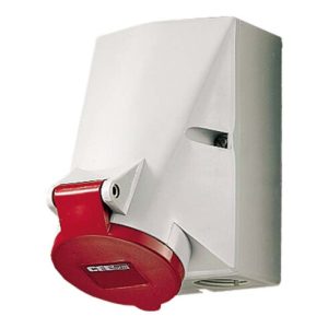 Mennekes Wanddose HW/VN 16A,7p,6h,400V,IP44 734 Mennekes Wanddose HW/VN 16A,7p,6h,400V,IP44 734