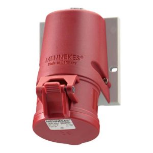 Mennekes Wanddose TwinCONTACT 16A,4p,6h,400V,IP44 1343 Mennekes Wanddose TwinCONTACT 16A,4p,6h,400V,IP44 1343