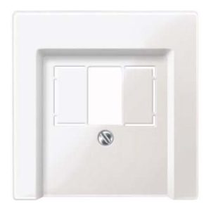 Merten Zentralplatte pws/gl für Anschlussdose 296019 Merten Zentralplatte pws/gl für Anschlussdose 296019