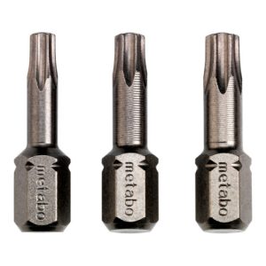 Metabo 3 Bits für Torx-Schrauben T15/ 20/ 25 Torsion