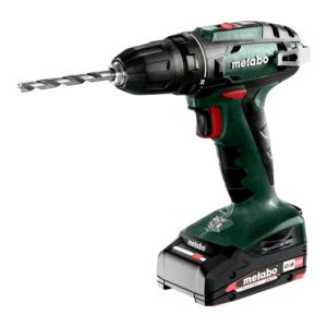 Metabo Akku-Bohrschrauber BS 18 metaBOX 145; 18V 2x2Ah Li-Power + SC 30