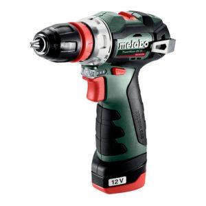 Metabo Akku-Bohrschrauber PowerMaxx BS BL Q Kunststoffkoffer; 12V 2x2Ah Li-Power + LC 40