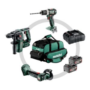Metabo Akku Combo Set 3.1.1 18 V BS 18 L BL + BH 18 LTX BL 16 + CC 18 LTX BL ; Karton