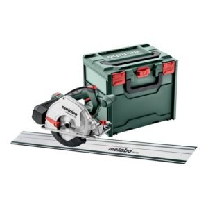 Metabo Akku-Metall-Handkreissäge MKS 18 LTX 58 FS Set mit Führungsschiene FS 160 ; metaBOX 340; 18V x +