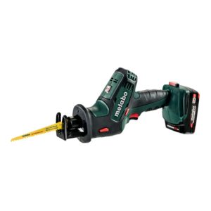 Metabo Akku-Säbelsäge SSE 18 LTX Compact metaBOX 145; 18V 2x2Ah Li-Power + ASC 55