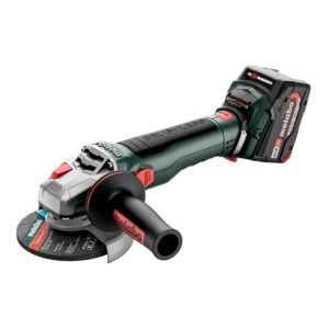 Metabo Akku-Winkelschleifer WB 18 LT BL 11-125 Quick metaBOX 165 L; 18V 2×5.2Ah Li-Power + ASC 55