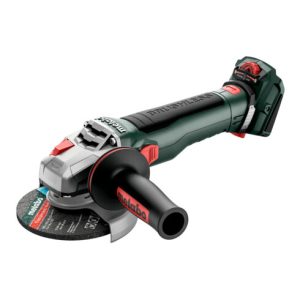 Metabo Akku-Winkelschleifer WVB 18 LT BL 11-125 Quick mit Bremse, Drehzahlregelung, Schnellspannmutter, drehbarem Akkupack; Karton