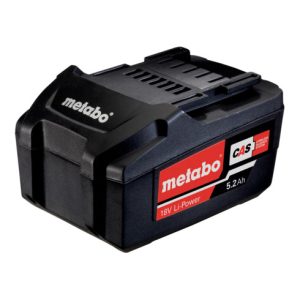 Metabo Akkupack 18 V, 5,2 Ah, Li-Power, „AIR COOLED“