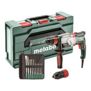 Metabo Multihammer UHEV 2860-2 Quick Set mit SDS-plus-Bohrer-/Meißelsatz (10-tlg.); metaBOX 145 L