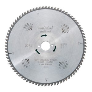 Metabo Sägeblatt „multi cut – professional“, 220×2,6/1,6×30, Z80 FZ/TZ, 10°