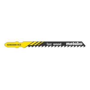 Metabo 3 Stichsägeblätter „fast wood“ 74/ 4,0 mm, HCS