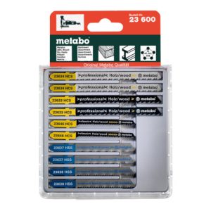 Metabo Stichsägeblattsortiment 3, Holz+Metall+Kunststoffe, 10-teilig, HCS/HSS, 6xHolz, 4xMetall