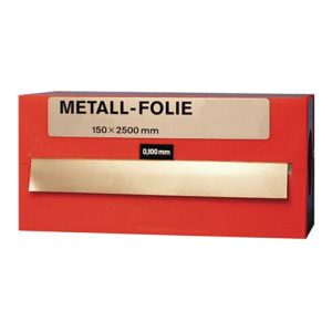 Metallfolie D.0,150mm MS MS63 L.2500mm B.150mm Metallfolie D.0,150mm MS MS63 L.2500mm B.150mm